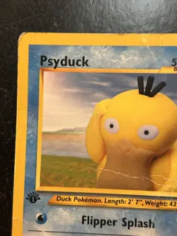 Psyduck 79/105 Pokemon TCG 1st Edition Neo Destiny DMG - Image 3