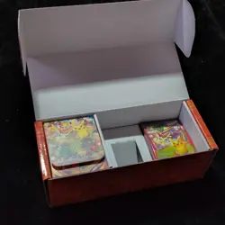 Pokemon Deck Box Pikachu & Victini 3-Compartment Cardboard for Pokemon TCG - Image 1
