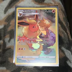 Pokemon Flareon TG01/TG30 Ultra Rare Full Art Holo Brilliant Stars - Image 1