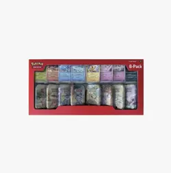 Pokemon TCG Costco Prismatic Evolutions 8-Pack Mini Tins (2 Box Lot) - Image 1