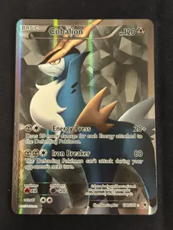 Cobalion Noble Victories 100/101 Full Art Holo Rare Pokemon TCG LP-NM - Image 1