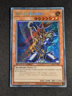 Yugioh - Buster Blader SBCB-EN003 1st Secret Rare NM - Image 1