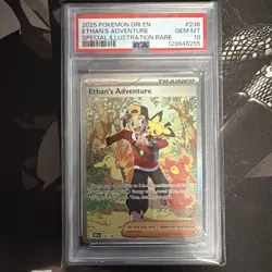 Pokemon TCG Ethan's Adventure Sir 236/182 Destined Rivals PSA 10 Gem Mint - Image 1
