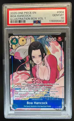 2025 One Piece Illustration Box Vol 1 Boa Hancock #OP05-004 PSA 10 GEM MINT - Image 1