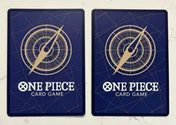 One Piece TCG Stussy OP13-110 Alt Art & Rebecca OP10-058 Alt Art - Image 3
