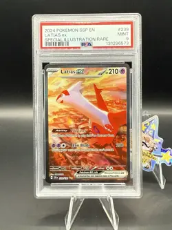 Pokemon TCG Surging Sparks Latias EX Special Illustration Rare 239/191 PSA 9 - Image 1