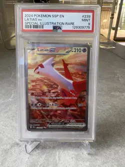 PSA 9 Latias Ex 239/191 - Surging Sparks Special Illustration Rare Pokemon TCG - Image 1