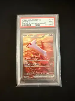 PSA 9 Latias Ex 239/191 - Surging Sparks Special Illustration Rare Pokemon TCG - Image 1