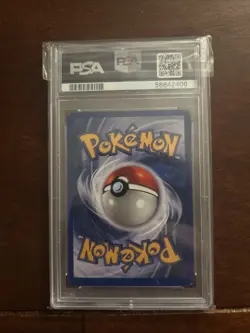Pokemon Gyarados Holo Rare TCG Card Base Set 006/102 PSA 7 - Image 3