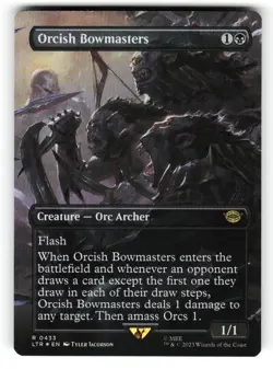 Orcish Bowmasters #433 (Borderless) (NM) (Foil) (LTR) Magic MTG - Image 1