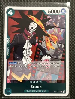 Brook | OP02-040 R | Paramount War | One Piece Card Game TCG NM - Image 1