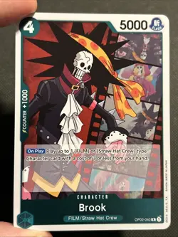 Brook | OP02-040 R | Paramount War | One Piece Card Game TCG NM - Image 3