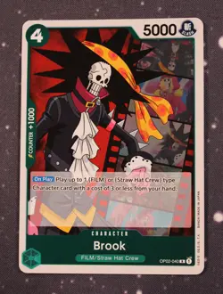 Brook OP02-040 - Rare Foil/Holo - One Piece CCG - Paramount War - Image 1