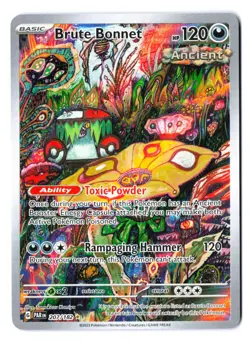 Brute Bonnet 207/182 - Pokemon Paradox Rift Illustration Rare IR Full Art Holo - Image 1