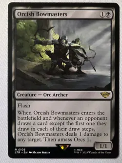 Orcish Bowmasters Lord of the Rings: Tales of Middle-Earth Regular/Non-Foil MTG - Image 1