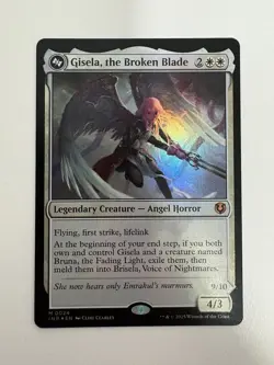 Gisela the Broken Blade / Brisela Voice of Nightmares Foil MTG Magic Card NM INR - Image 1
