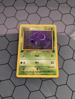 Pokemon TCG Zubat 70/82 Team Rocket Regular 1st Edition Card - Image 2