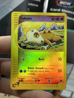 #2 Cubone 103/165 Expedition 2002 Reverse Holo e-Series Pokemon Card TCG - Image 3
