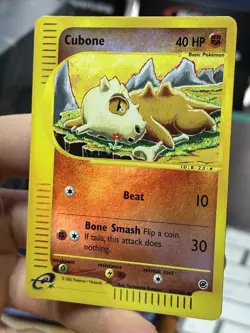 #2 Cubone 103/165 Expedition 2002 Reverse Holo e-Series Pokemon Card TCG - Image 4