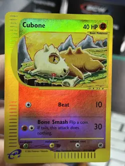 #2 Cubone 103/165 Expedition 2002 Reverse Holo e-Series Pokemon Card TCG - Image 5