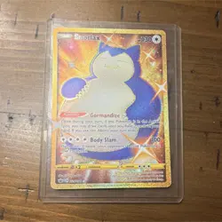Pokemon Snorlax Secret Rare Full Art Holo 224/198 Chilling Reign Card - Image 1