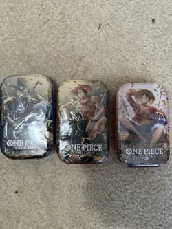 ONE PIECE CARD GAME - TIN PACK SET VOL. 2 (TS-02, OP13) x 3 SAFE SHIP NOW - Image 1