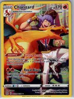 Charizard TG03/TG30 SWSH11: Lost Origin Trainer Gallery - Pokemon Card - NM - Image 1