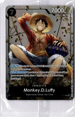 SEALED Monkey.D.Luffy (Tin Pack Set Vol. 2) P-075 One Piece Promotion Cards - Image 1