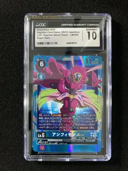 2023 Digimon Card Game TCG JPN LM-005 SR Amphimon ACE Super Rare CGC 10 OC83 - Image 1