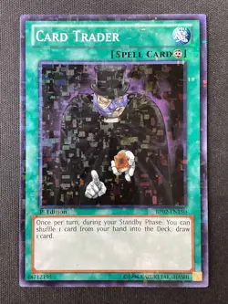 Yu-Gi-Oh TCG #BP02-EN150 Card Trader 1st Edition Mosaic Rare NM - Image 1