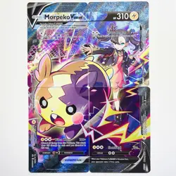 Pokemon Morpeko V-Union 4 Card Set SWSH287 SWSH288 SWSH289 SWSH290 Promo NM/Mint - Image 1