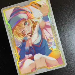 Dark Magician Girl YuGiOh Waifu Doujin Anime Textured Foil Card - Image 3