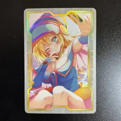 Dark Magician Girl YuGiOh Waifu Doujin Anime Textured Foil Card - Image 4