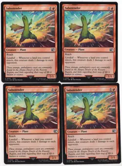 F034 Magic The Gathering 4 Card Lot - Sabotender 0153 FIN 2025 - Image 1