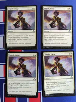 X4 Play Set MTG Angelic Purge Shadows Over Innistrad 003/297 Common NM 4x - Image 1