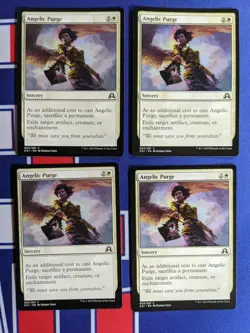X4 Play Set MTG Angelic Purge Shadows Over Innistrad 003/297 Common NM 4x - Image 5