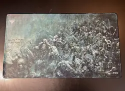 MTG RKF FERGUSON SIGNED STITCHED EDGE TOXIC DELUGE PLAYMAT IN HAND! - Image 1