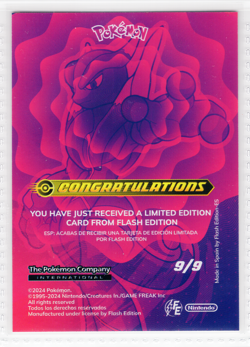 MEGA MEWTWO X - Special Edition Blue Pokedex - VOL. 3 * Shadow Rare BOX HIT 9/9 - Image 2