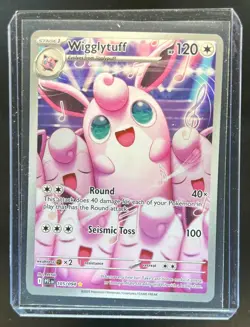 2025 Pokemon Phantasmal Flames Wigglytuff Illustration Rare #105/094 - Image 1