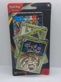 Pokemon TCG Mega Evolution Premium Checklane Blister - Meowscarada - Image 2
