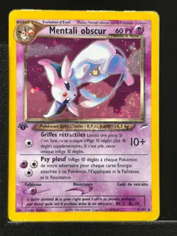 Carte Pokemon Mentali Obscur 4/105 Edition 1 Ed 1 Neo Destiny Wizards FR - Image 2