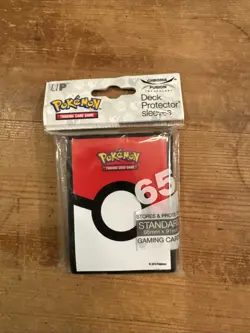 Pokemon Pokeball 65 Deck Protector Sleeves Sealed New Free Ship 2016 - Image 2