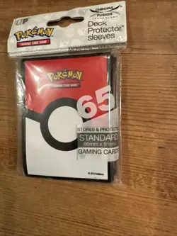 Pokemon Pokeball 65 Deck Protector Sleeves Sealed New Free Ship 2016 - Image 3