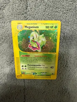 NM Meganium 018/165 Holo Rare 2002 Expedition Pokemon TCG - Image 1