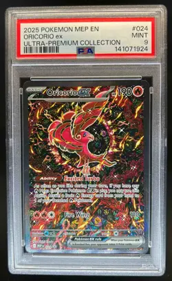 2025 Pokemon Black Star Promos Oricorio ex #024 PSA 9 - Image 1