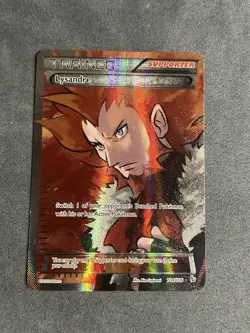 Pokemon TCG Lysandre Flashfire Holo Full Art Ultra Rare - Image 1