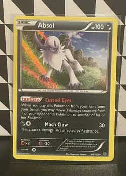 Absol 40/108 Pokemon TCG XY: Roaring Skies Holo - Near Mint - Image 1