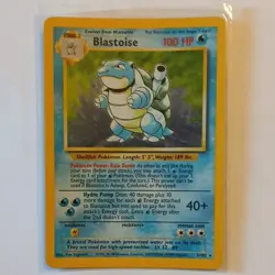Pokemon Blastoise Base Set Holo Rare 2/102 English 1999 Wizards of the Coast - Image 1
