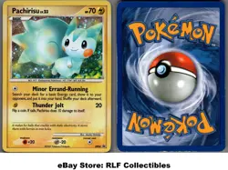 2007 Pokemon, D&P Promos, #DP04 Pachirisu Lv. 23, Holo Black Star Promo - Image 1
