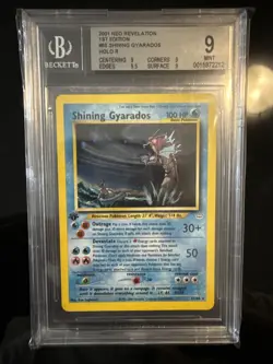 🌊 BGS 9 Shining Gyarados Pokemon Neo Revelation 1st Edition 65/64 MINT 🌊 - Image 1